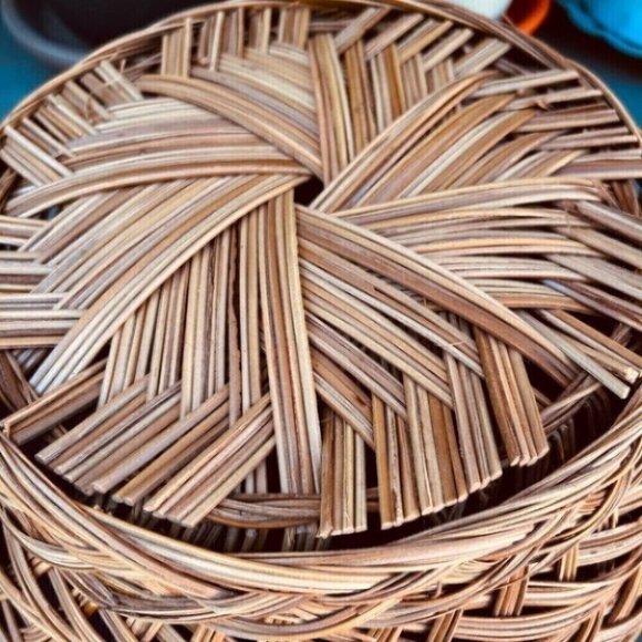 Woven Vintage Boho Baskets Plants - Picture 7 of 16